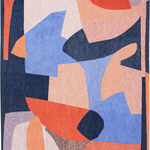 Tapis Géométrique Abstrait Multicolore — Louis De Poortere Gallery Shapes 9368