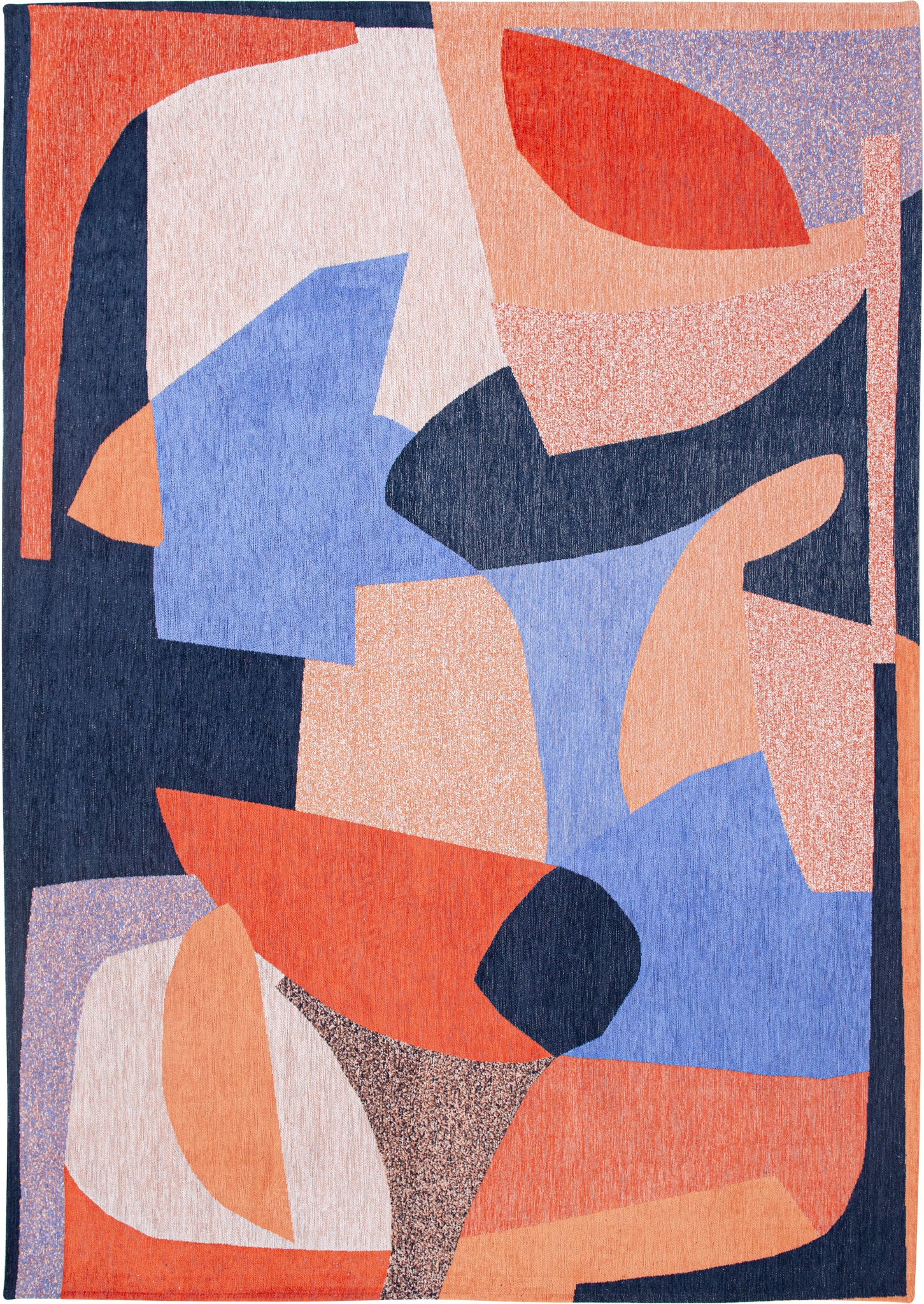 Tapis Géométrique Abstrait Multicolore — Louis De Poortere Gallery Shapes 9368