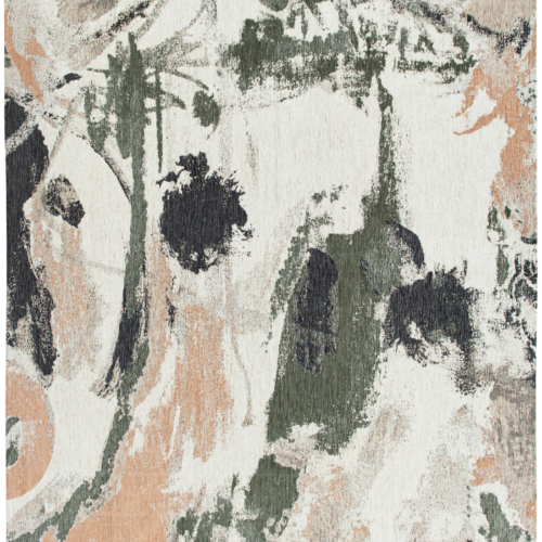 Tapis Artistique Graphique Beige Riz — Louis De Poortere Gallery Fresque 9393