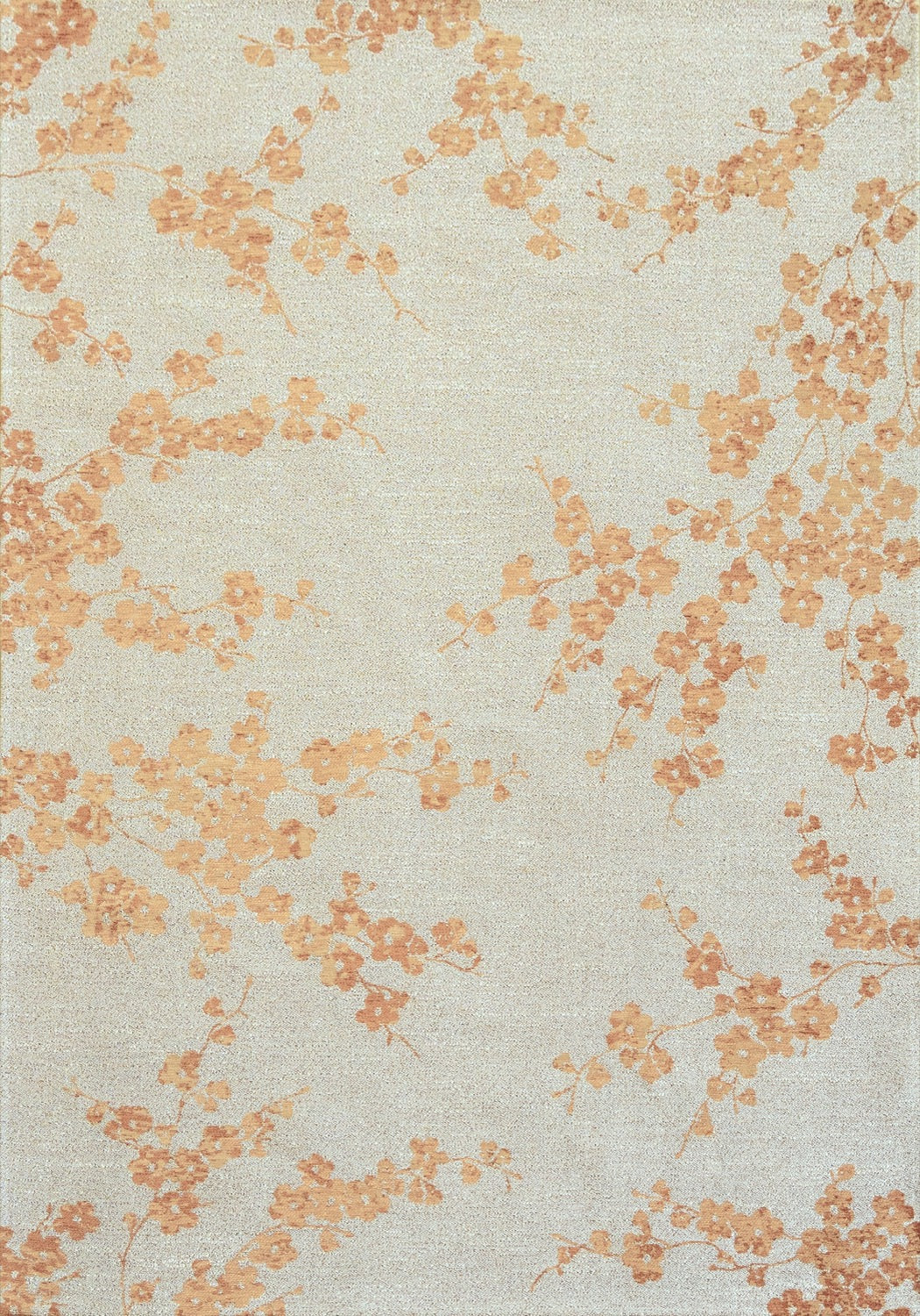 Tapis Floral Japonais Rose Rosée — Louis De Poortere Sakura 9834