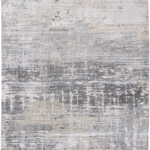 Tapis Abstrait Rayé Gris — Louis De Poortere Atlantic Streaks 8716