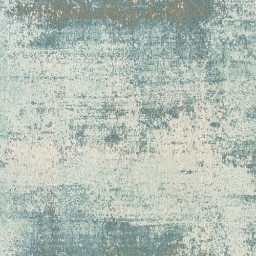 Tapis Graphique Contemporain Bleu Canard — Louis De Poortere Mad Men Virgin Land 9656