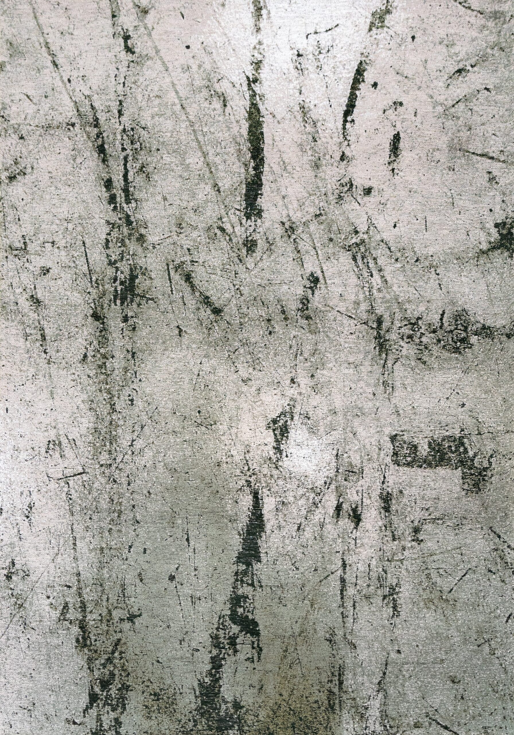 Tapis Abstrait Contemporain Albâtre — Louis De Poortere Mad Men Sol 9735 Tapis Abstrait Contemporain Vert Alpin