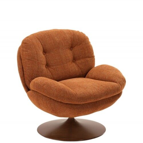 Fauteuil Memento Retro Fox Pied Noyer Athezza