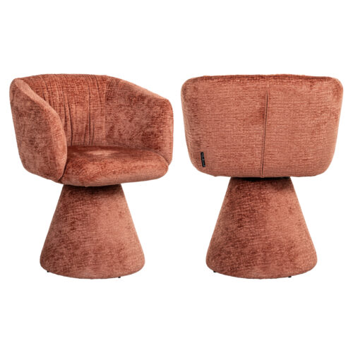 Chaise de salle à manger Madeline blush fusion pivotant Richmond Interiors