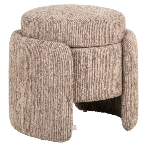 Pouf & repose-pieds Cupid mocca linear avec rangement Richmond Interiors
