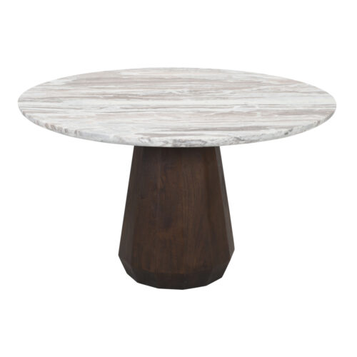 Table à manger ronde Oberoy Blush beige 130 Richmond Interiors