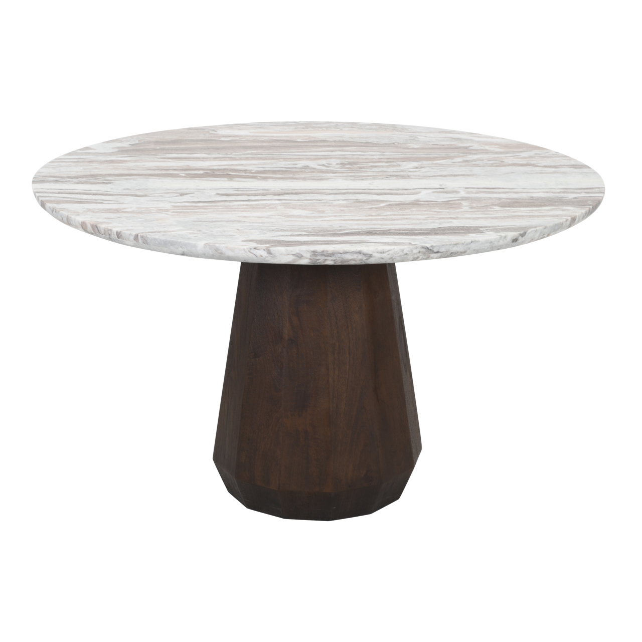 Table à manger ronde Oberoy Blush beige 130 Richmond Interiors