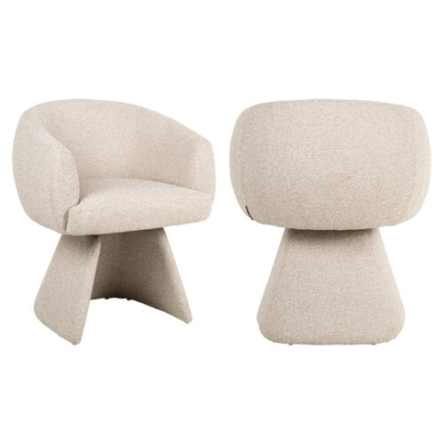 Chaise de salle à manger Quiriro biscotti pivotant Richmond Interiors