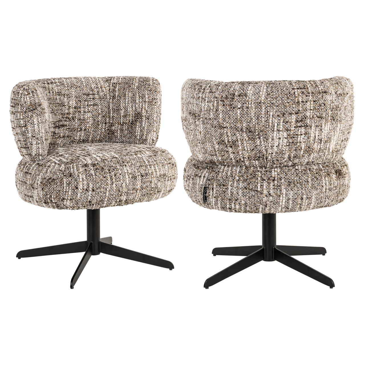 Chaise Alexis marron omara pivotant Richmond Interiors