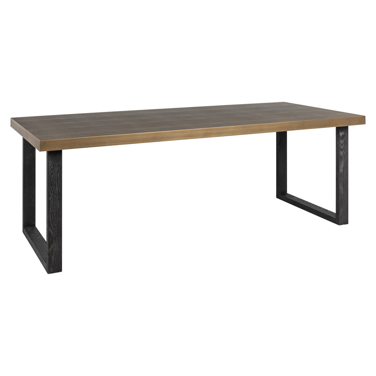 Table à manger Bloomville laiton shagreen 200 Richmond Interiors