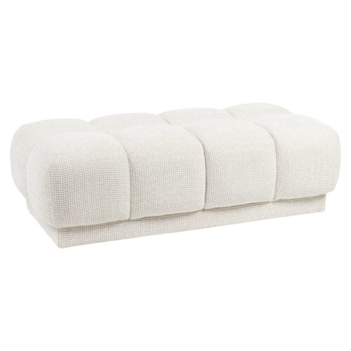 Canapés et fauteuils Pouf Noah beige blockweave Richmond Interiors