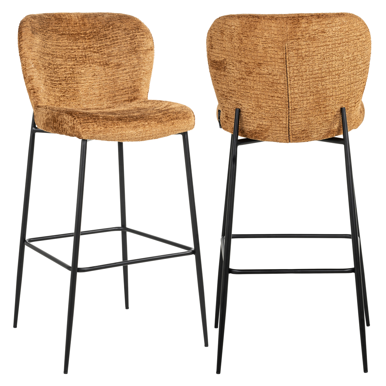 Tabouret de bar Darby cognac fusion Richmond Interiors