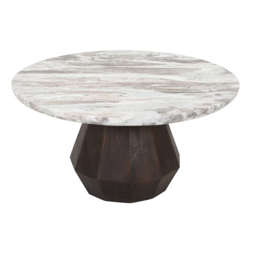 Table basse Oberoy Blush beige 80Ø Richmond Interiors