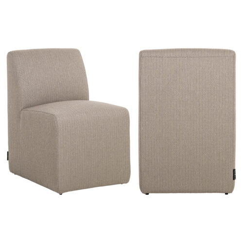 Chaise de salle à manger extérieure Riva taupe Richmond Interiors