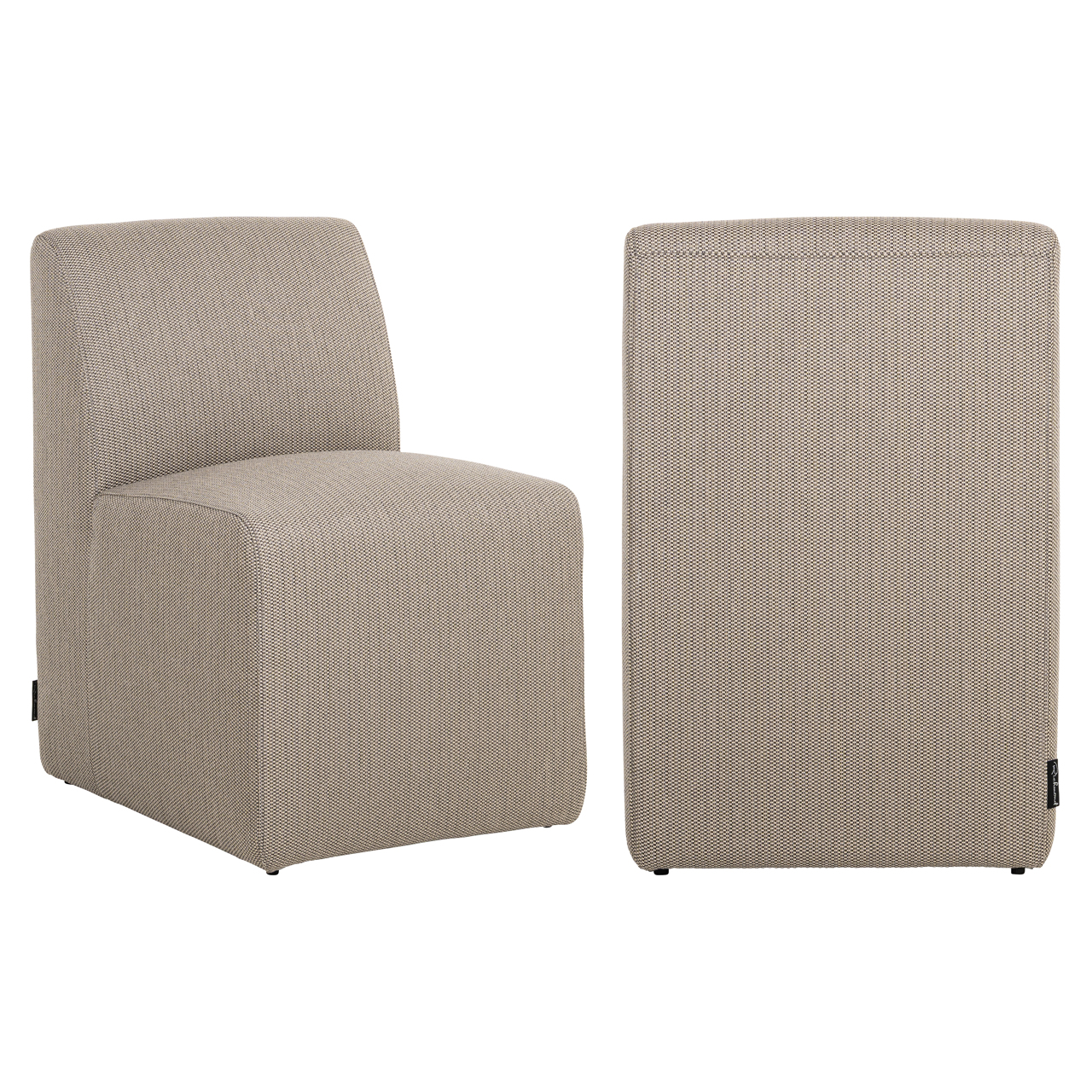 Chaise de salle à manger extérieure Riva taupe Richmond Interiors