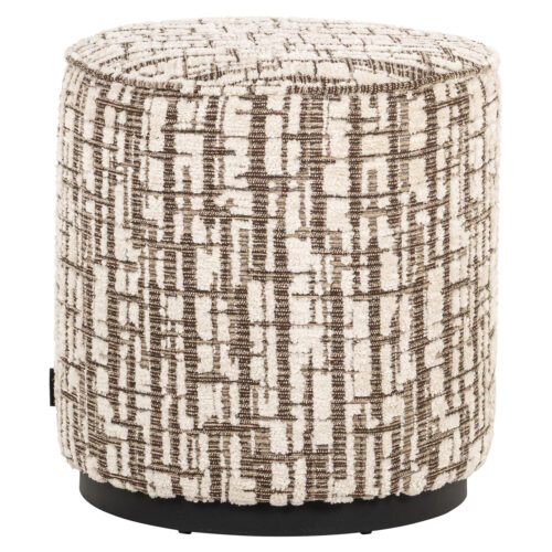 Pouf & repose-pieds Lexie cream 45Ø Richmond Interiors