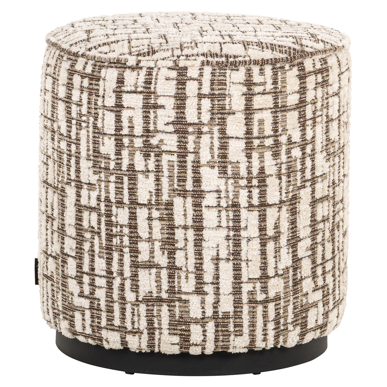 Pouf & repose-pieds Lexie cream 45Ø Richmond Interiors
