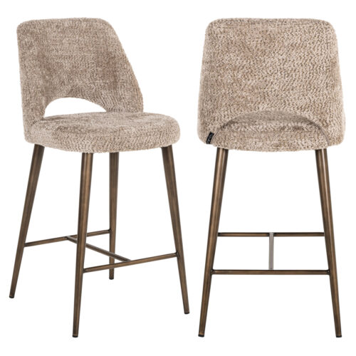 Tabouret de bar Delphine lovely nature ignifuge Richmond Interiors H67