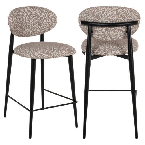 Tabouret de bar Dantes Hazel Natural Geo Richmond Interiors H67