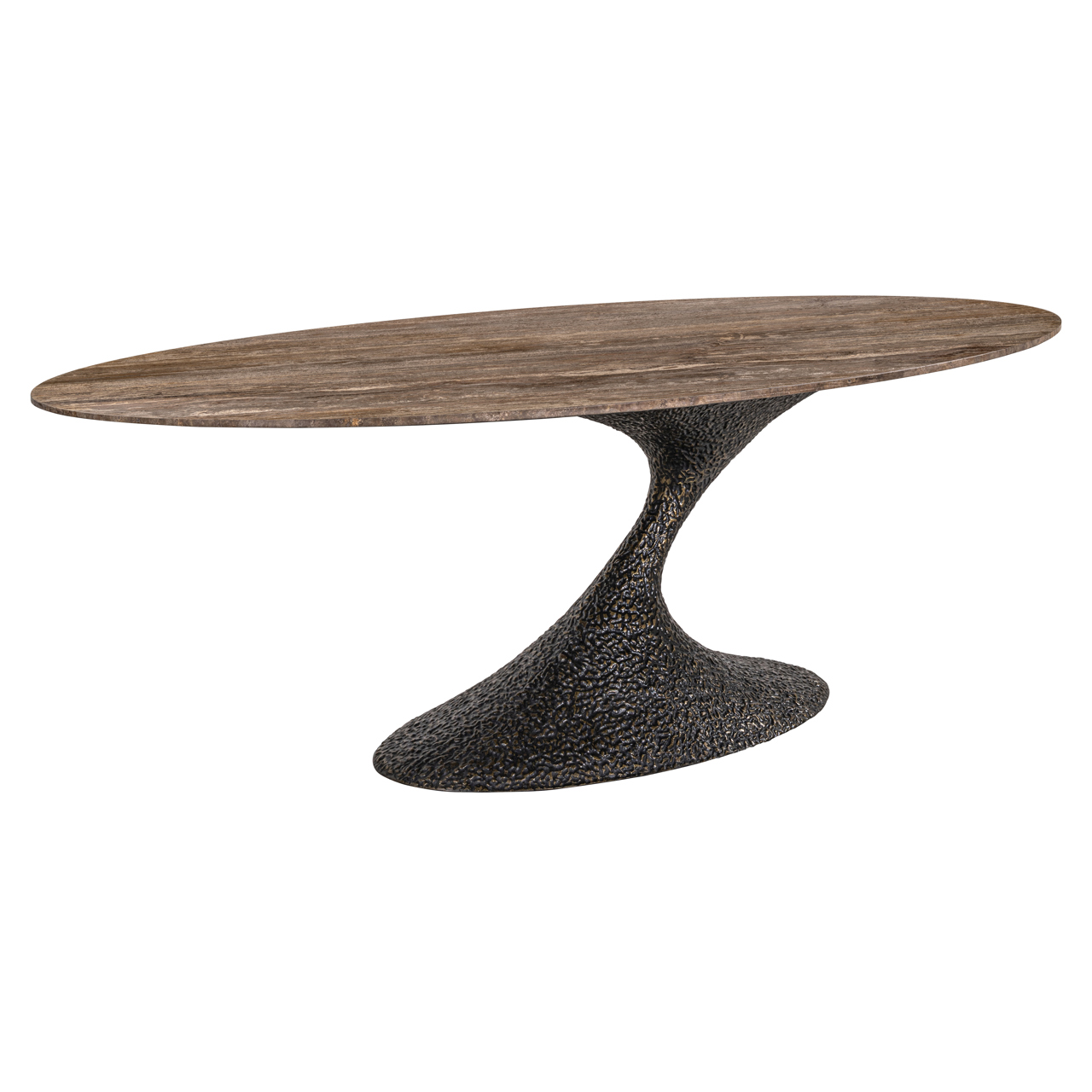 Table à manger Russo brun cendré ovale 235 Richmond Interiors
