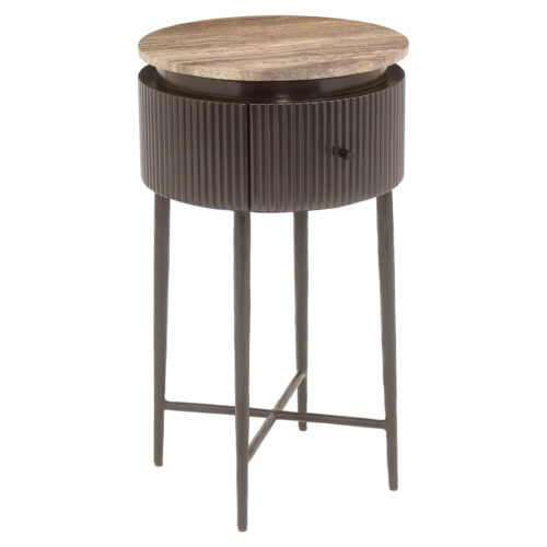 Table d'appoint Russo brun cendré Richmond Interiors