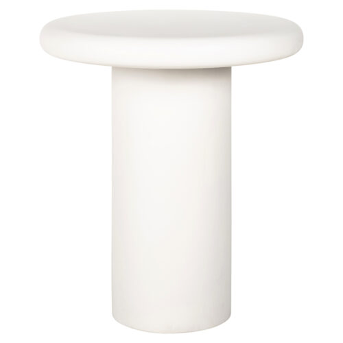 Bouts de canapé Richmond Interiors Table d'appoint Bloomstone blanc Richmond Interiors