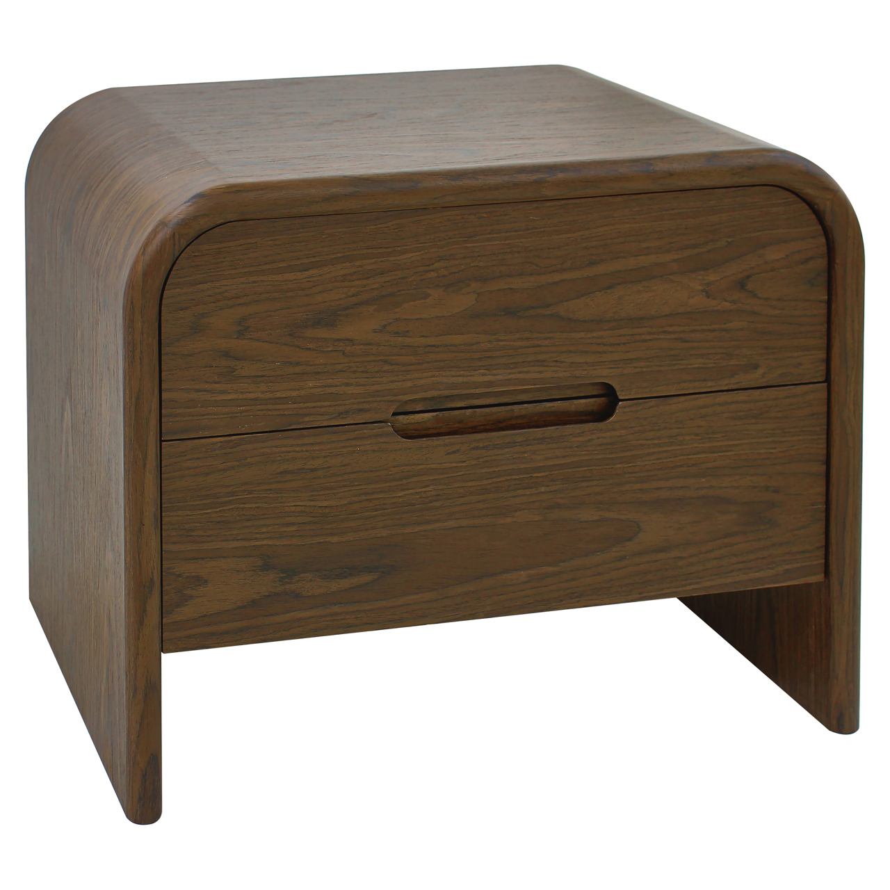 Table de chevet Bedford marron 2 tiroirs Richmond Interiors