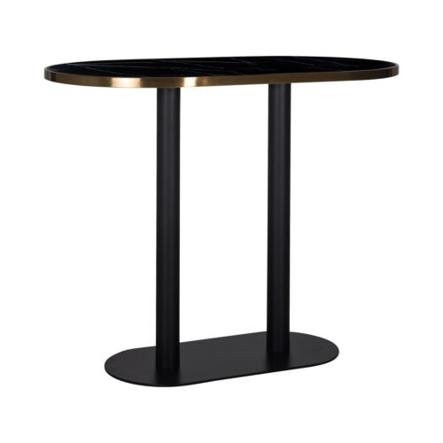 Table de bar Zenza noir ovale Richmond Interiors