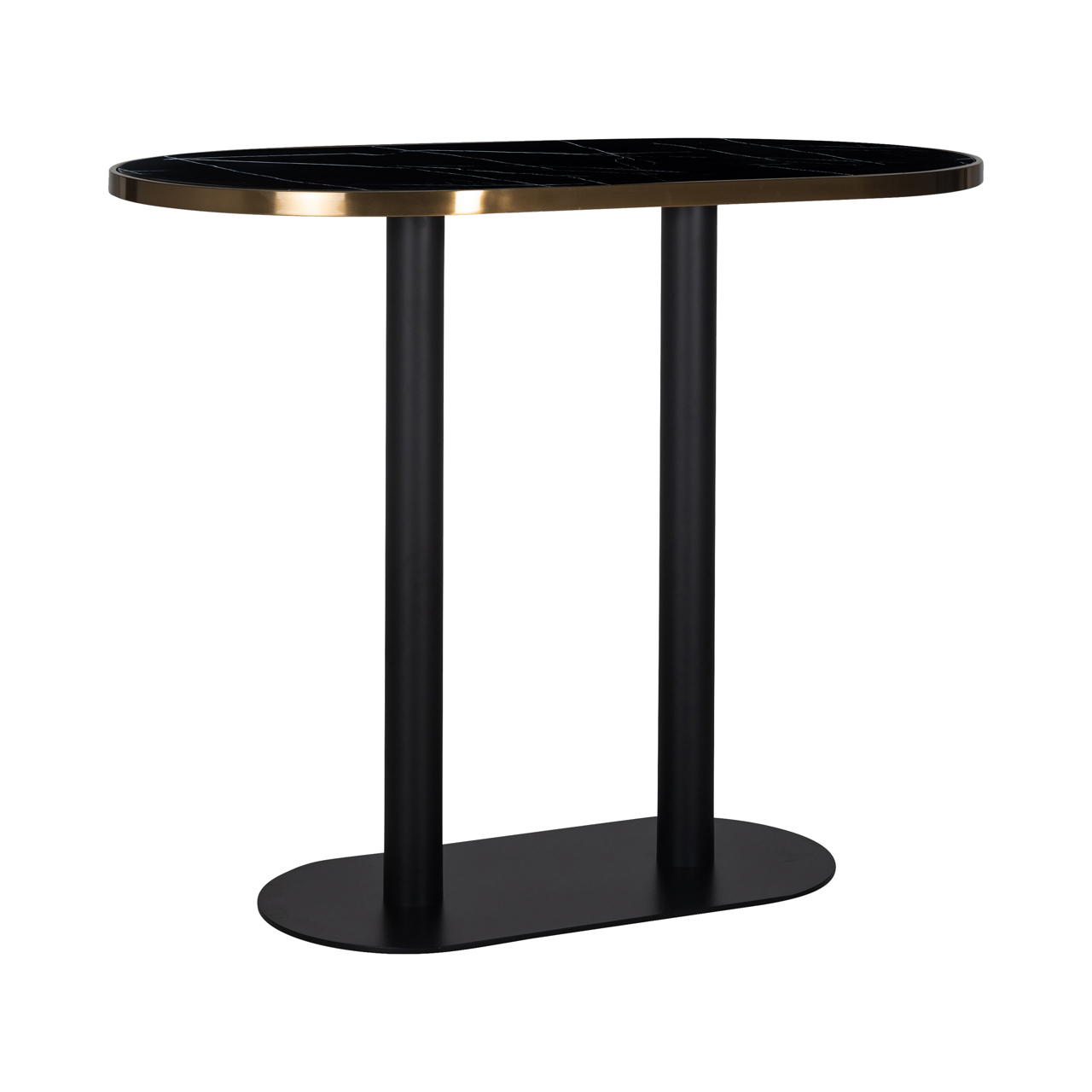 Table de bar Zenza noir ovale Richmond Interiors