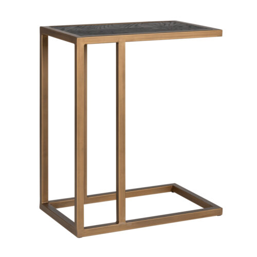 Bouts de canapé Richmond Interiors Bout de canapé Blackbone laiton noir rustic Richmond Interiors