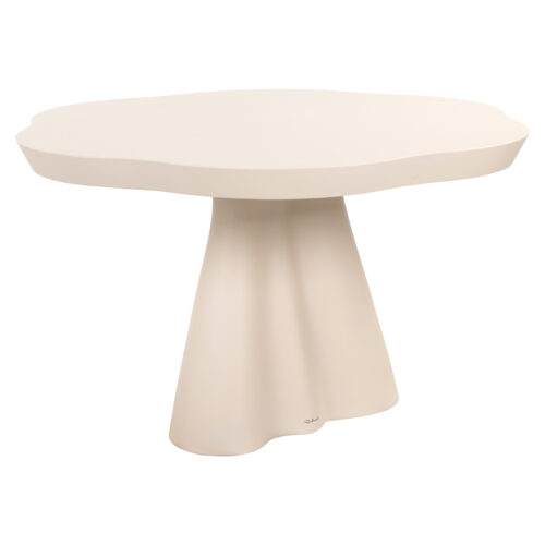 Table à manger extérieure Urban Bloom sandstone 140x140 Richmond Interiors