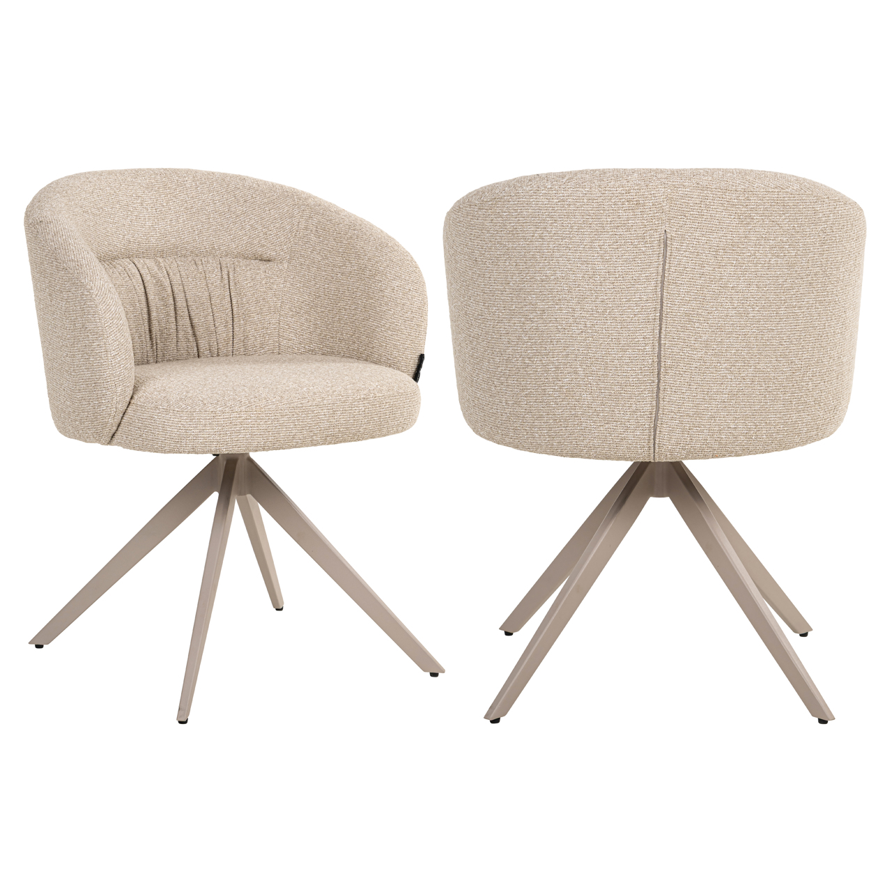Chaise de salle à manger Olivia biscotti pivotant Richmond Interiors