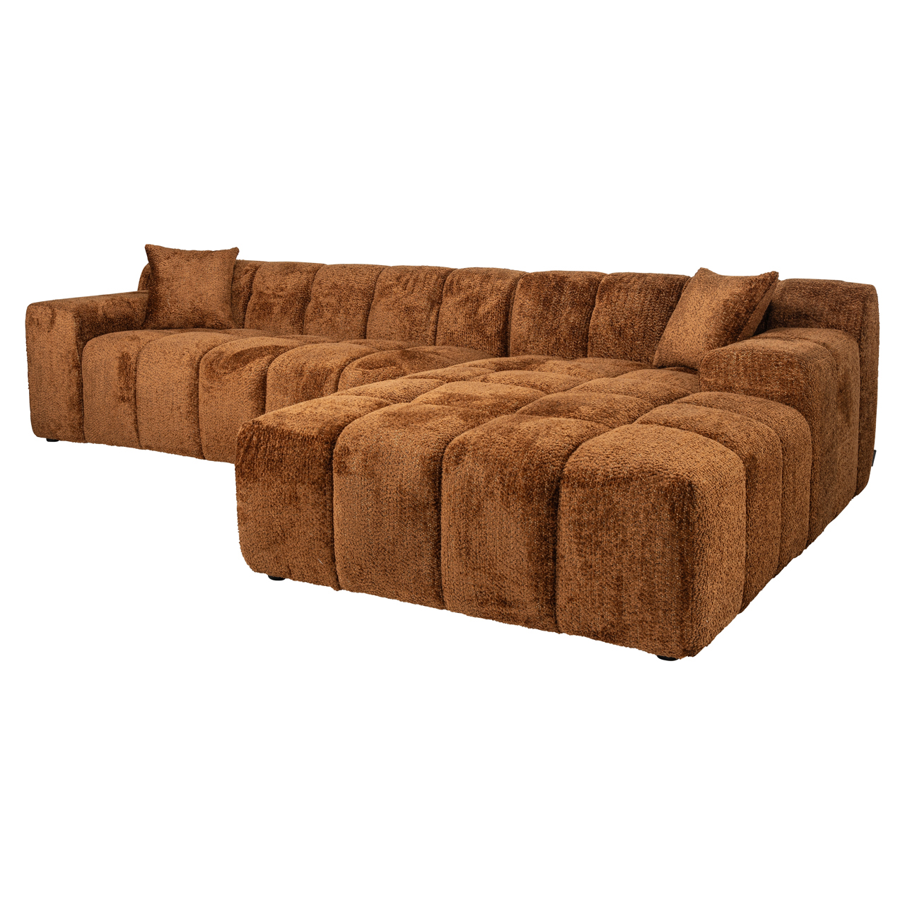 Canapé d’angle droit Cube lovely cinnamon Richmond Interiors