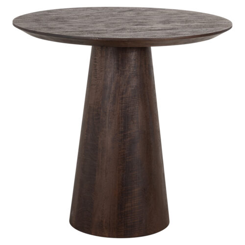 Table bistro ronde Willow marron foncé Richmond Interiors 80cm