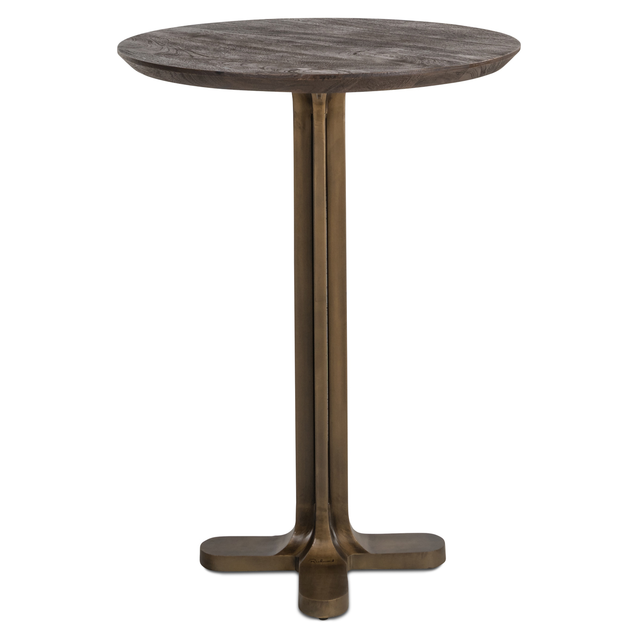 Table de bar Revelin marron foncé 80Ø Richmond Interiors