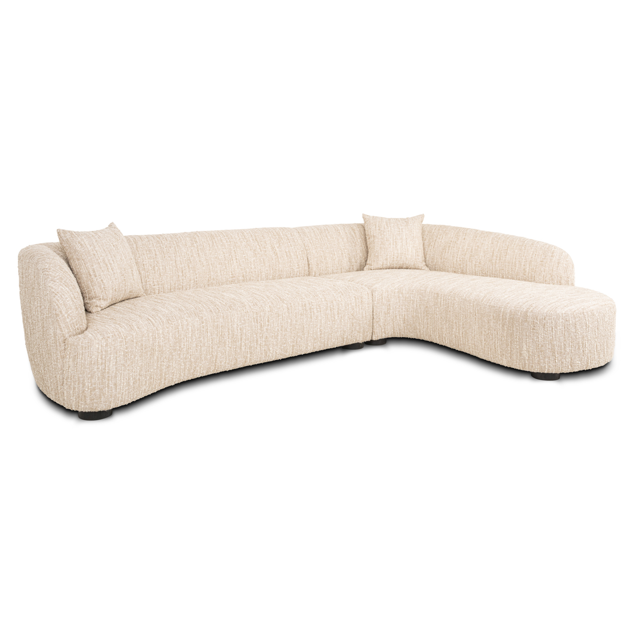 Canapé d’angle droit Pandora beige angora Richmond Interiors