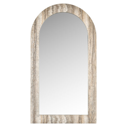 Miroir Calvo gris faux travertine Richmond Interiors