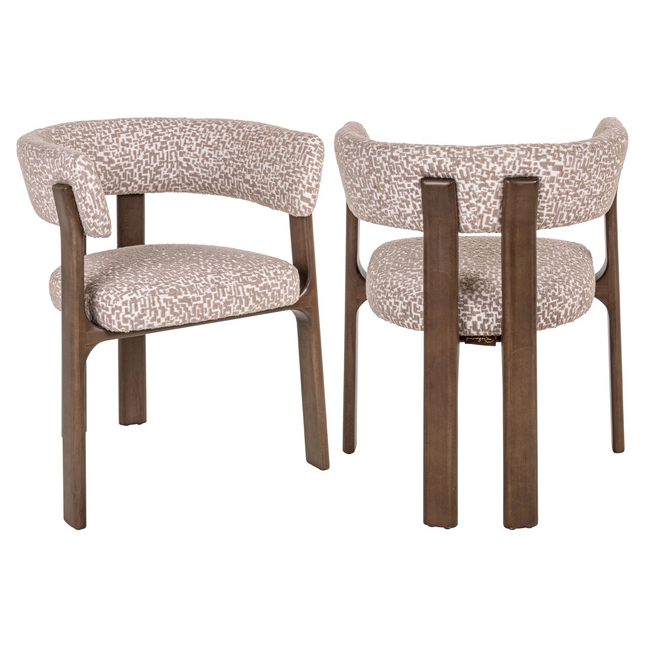 Chaise de salle à manger Contigo natural geo Richmond Interiors