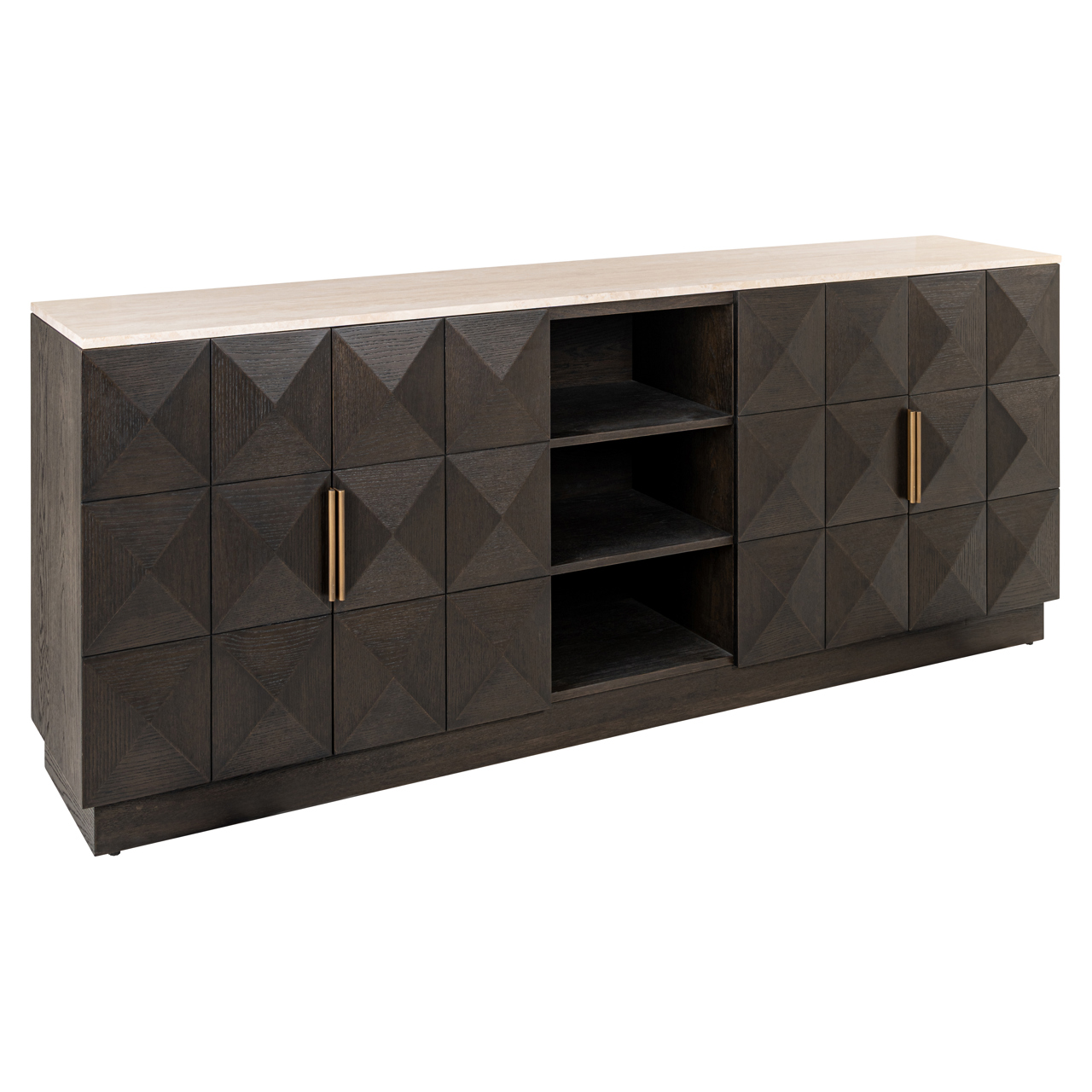 Buffet Claremont marron 4 portes 2-shelves Richmond Interiors