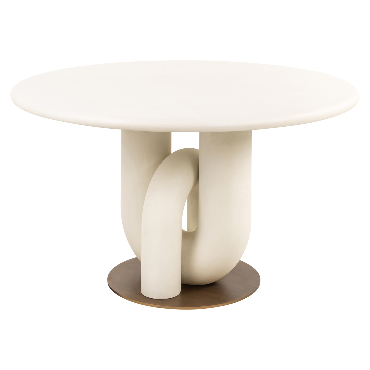 Table design ronde Winslow blanc 135 Richmond Interiors