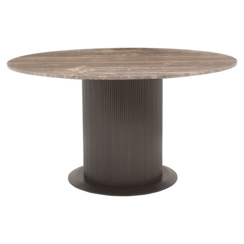 Table à manger Russo brun cendré 140Ø Richmond Interiors
