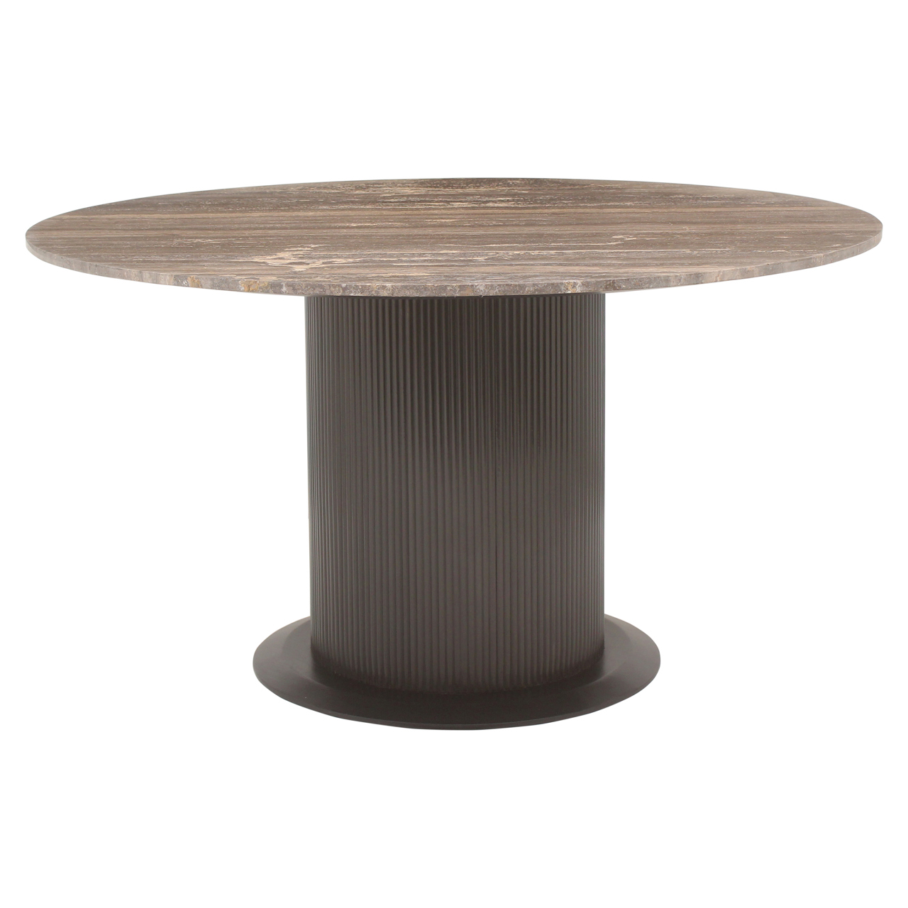 Table à manger Russo brun cendré 140Ø Richmond Interiors