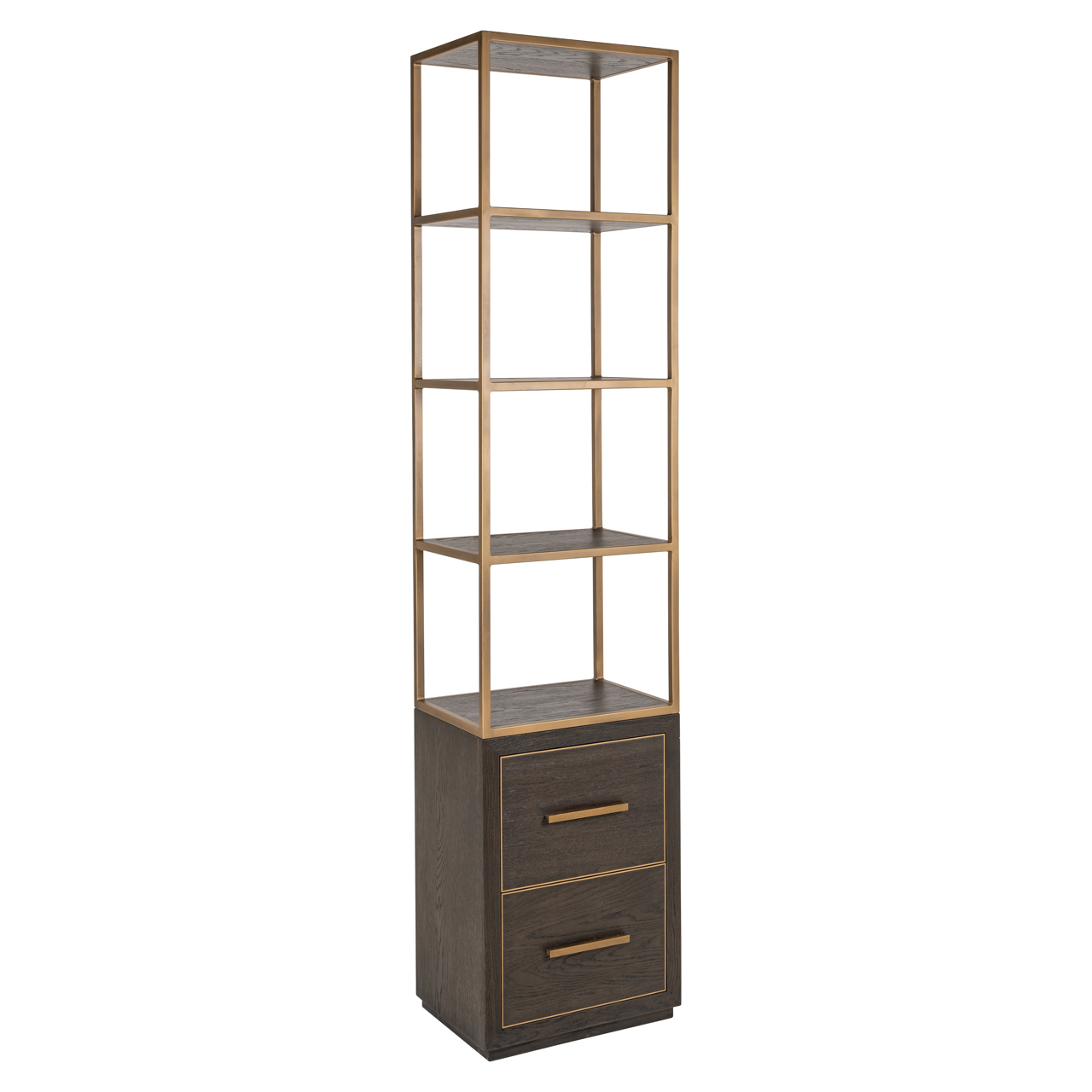 Vitrine Carter marron small 2 tiroirs Richmond Interiors