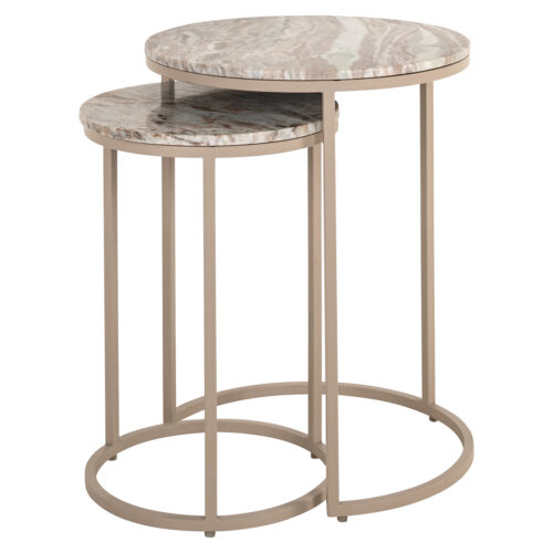 Table d'appoint Fairfax clay Richmond Interiors - lot de 2