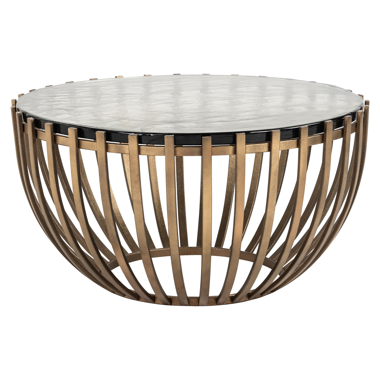 Table basse Volante gold 84Ø Richmond Interiors