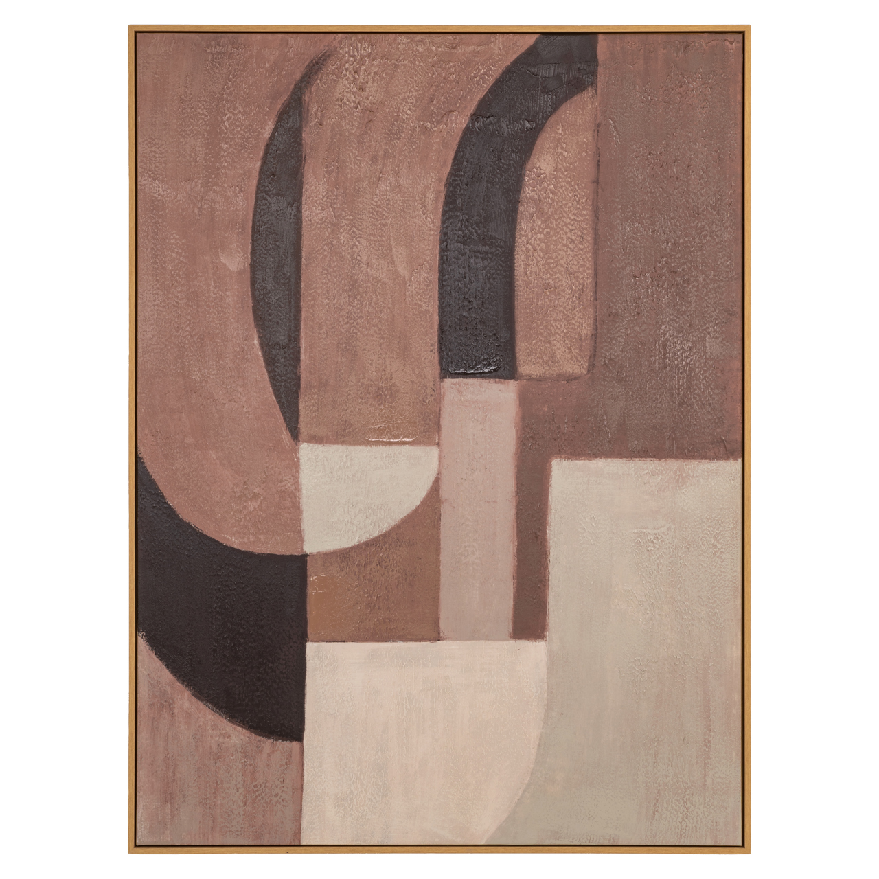 Art mural Tatu droite marron Richmond Interiors