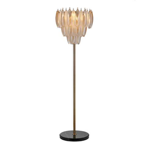 Lampadaire de salon Lampadaire Chloe laiton antique Richmond Interiors