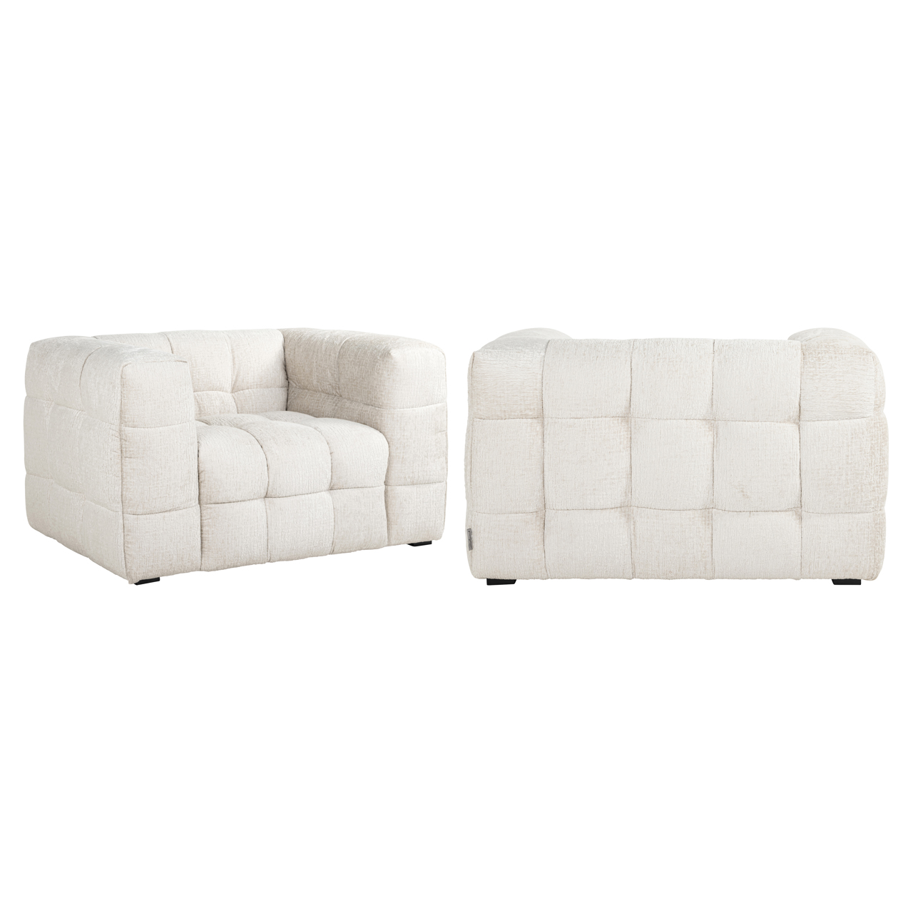 Fauteuil lounge Merrol cream fusion ignifuge Richmond Interiors
