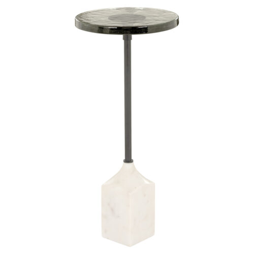 Table d'appoint Aurora blanc 27Ø Richmond Interiors